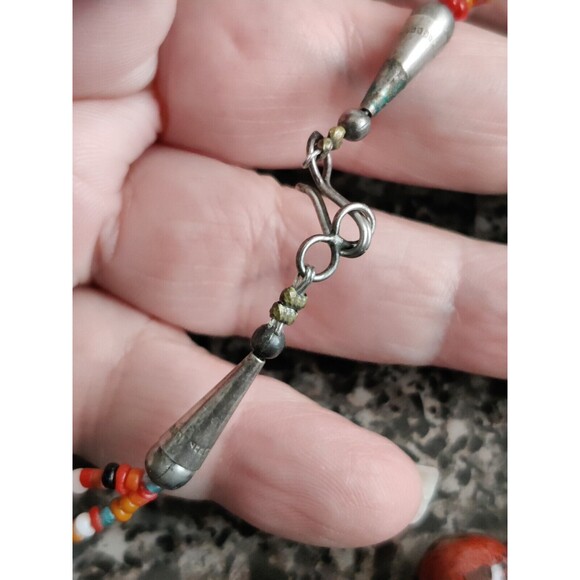 2 Strand Native American Fetish Treasure Necklace Bead Stone Figures IndianPenny - Picture 9 of 11